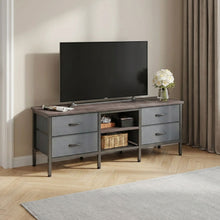 Load image into Gallery viewer, Cavalla 1.4m Entertainment Unit with Drawers - Grey Oak + Grey