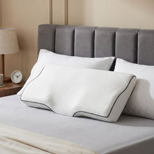 Load image into Gallery viewer, Form Fit Memory Foam Contour Neck Support Pillow  59.5cm x 33cm x 10.5/5.5cm