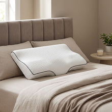 Load image into Gallery viewer, Form Fit Memory Foam Contour Neck Support Pillow  59.5cm x 33cm x 10.5/5.5cm