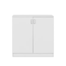 Load image into Gallery viewer, Nordic 2 Door Storage Cupboard - White