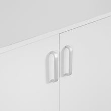 Load image into Gallery viewer, Nordic 2 Door Storage Cupboard - White