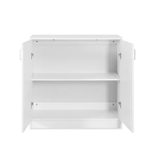 Load image into Gallery viewer, Nordic 2 Door Storage Cupboard - White