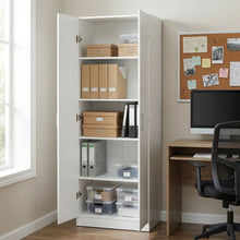 Load image into Gallery viewer, Nordic 2 Door Cupboard 60cm - White