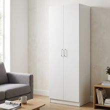 Load image into Gallery viewer, Nordic 2 Door Cupboard 60cm - White