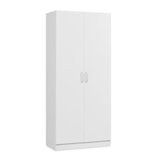 Load image into Gallery viewer, Nordic 2 Door Cupboard 80cm - White