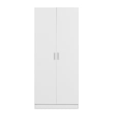 Load image into Gallery viewer, Nordic 2 Door Cupboard 80cm - White