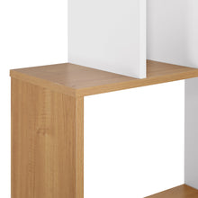 Load image into Gallery viewer, Lumo 5 Tier Bookshelf Display Shelf - Natural + White