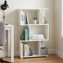 Load image into Gallery viewer, Cubo 3 Tier Bookshelf Display Shelf - White