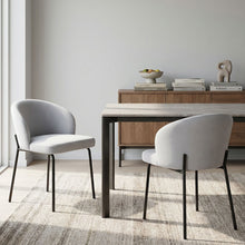 Load image into Gallery viewer, Selene Dining Chair - Set of 2 - Cool Light Grey