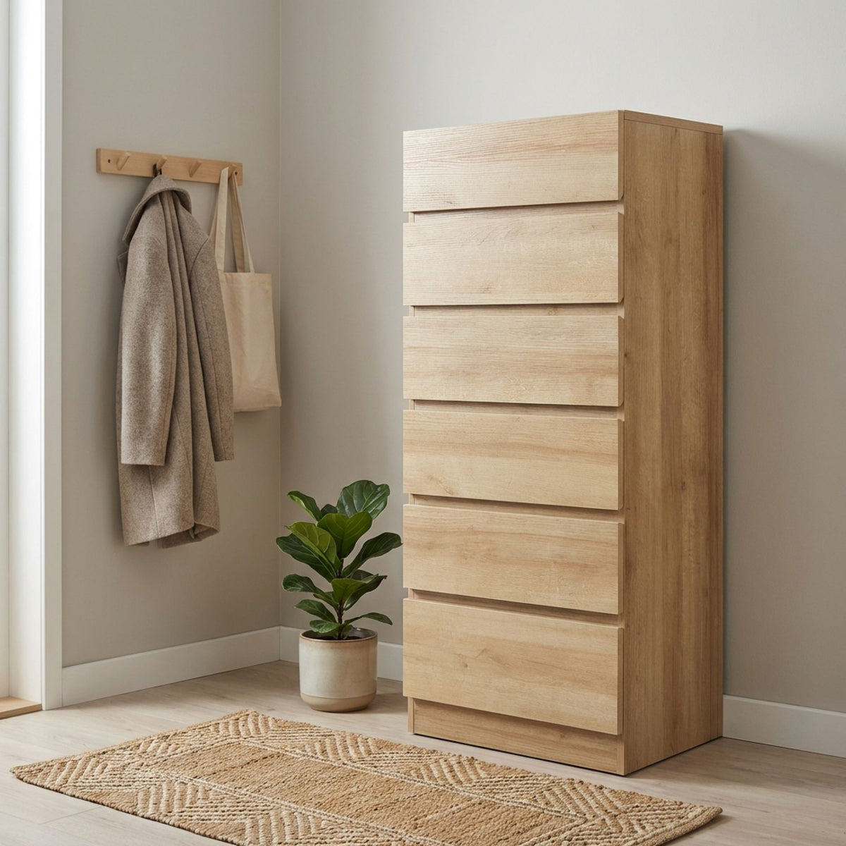 22610-harris-6-drawers-slim-tallboy-oak-2601193