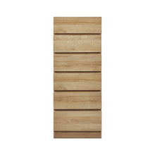 Load image into Gallery viewer, 22610-harris-6-drawers-slim-tallboy-oak-2601198