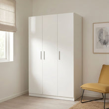 Load image into Gallery viewer, Makalu Wardrobe 3 Door Storage Shelves - White