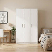 Load image into Gallery viewer, Makalu Wardrobe 3 Door Storage Shelves - White