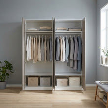 Load image into Gallery viewer, Waipoua Wooden Wardrobe - Grey Oak