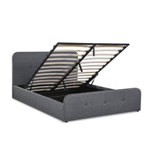 Load image into Gallery viewer, Novi Queen Gas Lift Bed Frame - Dark Grey