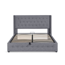 Load image into Gallery viewer, Sereno Queen Gas Lift Bed Frame - Heather Grey