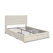 Load image into Gallery viewer, Arbor Queen Bed Frame with 4 Drawers - Beige