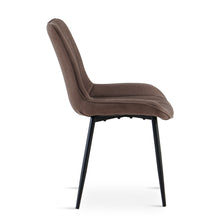 Load image into Gallery viewer, Kivo Linen Dining Chair - Set of 4 - Brown