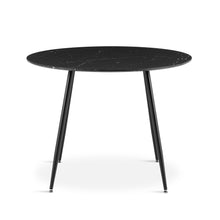 Load image into Gallery viewer, Elijah 100cm Round Dining Table - Black Silver