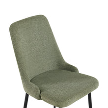 Load image into Gallery viewer, Oliro Linen Dining Chair - Set of 4 - Dark Green
