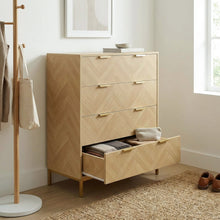 Load image into Gallery viewer, Mesa 4 Drawers Tallboy - Natural
