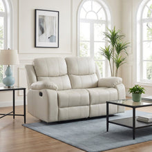 Load image into Gallery viewer, 23177-B-wilson-manual-2-seater-recliner-sofa-beige-2601203