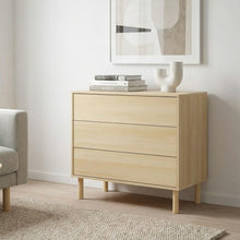 Load image into Gallery viewer, 23766-custer-3-drawers-tallboy-oak-2601202