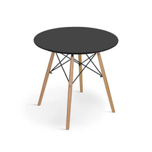 Load image into Gallery viewer, Cena Dining Table Round 80 x 75cm - Black