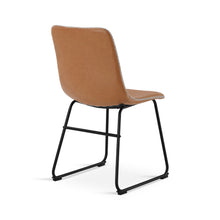 Load image into Gallery viewer, Grayson PU Leather Dining Chair - Set of 2 - Caramel Tan