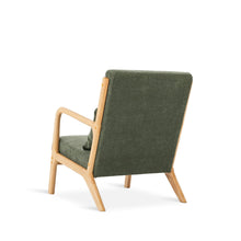 Load image into Gallery viewer, Taru Linen Armchair - Dark Green