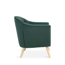 Load image into Gallery viewer, Millo Velvet Armchair - Dark Green