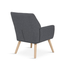 Load image into Gallery viewer, Lina Linen Armchair - Dark Grey