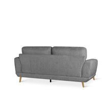 Load image into Gallery viewer, Tova Chenille 3 Seater Sofa - Ash Grey