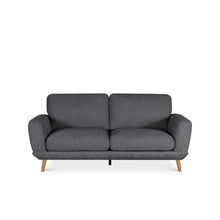 Load image into Gallery viewer, Tova Chenille 3 Seater Sofa - Dark Grey