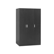 Load image into Gallery viewer, 23476-bram-3-door-wardrobe-cabinet-black-202601221