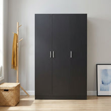 Load image into Gallery viewer, 23476-bram-3-door-wardrobe-cabinet-black-202601225