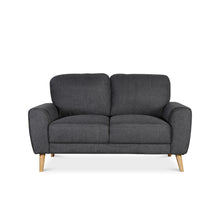 Load image into Gallery viewer, Suki Linen 2 Seater Sofa - Dark Grey