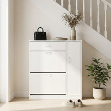 Load image into Gallery viewer, 23463-kihona-3-drawer-shoe-cabinet-storage-rack-white-2601224
