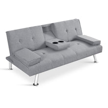 Load image into Gallery viewer, Arleth 3 Seater Sofa Bed - Light Grey