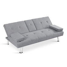 Load image into Gallery viewer, Arleth 3 Seater Sofa Bed - Light Grey