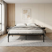 Load image into Gallery viewer, Isla Queen Metal Bed Frame - Black