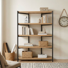 Load image into Gallery viewer, 22501-rukwa-wooden-bookshelf-160cm-oak-2601265