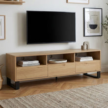 Load image into Gallery viewer, Frohna 1.6m Entertainment Unit - Oak