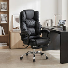 Load image into Gallery viewer, Collin Office Chair with Footrest - Black