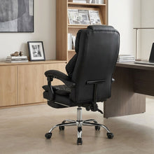 Load image into Gallery viewer, Collin Office Chair with Footrest - Black