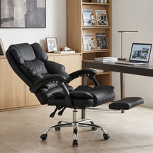 Load image into Gallery viewer, Collin Office Chair with Footrest - Black