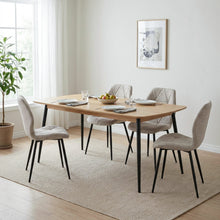 Load image into Gallery viewer, Nori Fabric Dining Chair - Set Of 4 - Light Brown