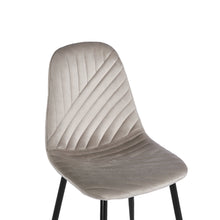 Load image into Gallery viewer, Lume Velvet Dining Chair - Set Of 4 - Light Khaki