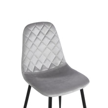 Load image into Gallery viewer, Sera Velvet Dining Chair - Set Of 4 - Light Grey