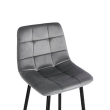 Load image into Gallery viewer, Primo Velvet Bar Stool - Set Of 2 - Grey
